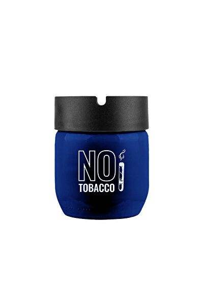 Mefa Mutfak Araç İçİ Kokusuz Plastik Kapaklı Ev Ofis Ve Araç içi Küllük 425 cc - Tekli / MAVİ