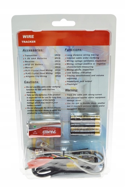 Other LOCALIZATOR DE PERECHI DE FIRE TESTER DE REȚEA URMĂRITOR DE FIRE