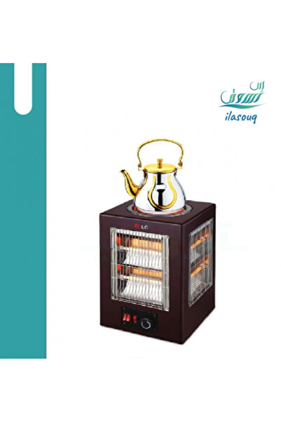 DLC Rectangular wood heater with cooking stove 2000 watts