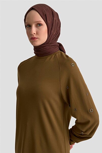 Armine Trend Tunik 25KT431 Yağ Yeşili