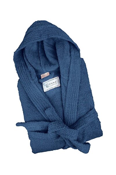 HOME ESSENTIALS رداء حمام بغطاء رأس من القطن بنسبة 100% - فائق النعومة وعالي ...