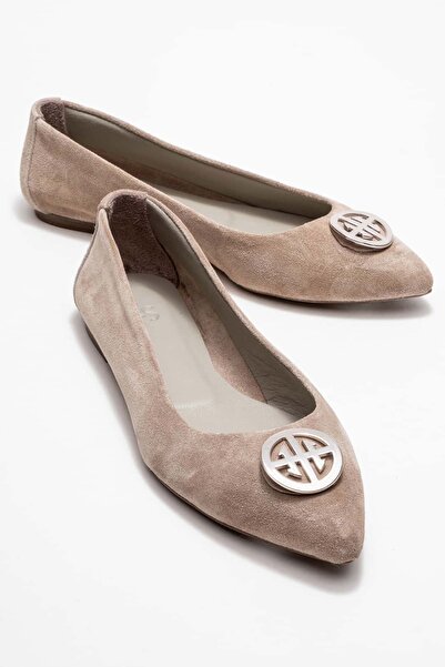 Zeynep Sıradağlı Veonita Žene Prava koža Baletanke Mink Antilop