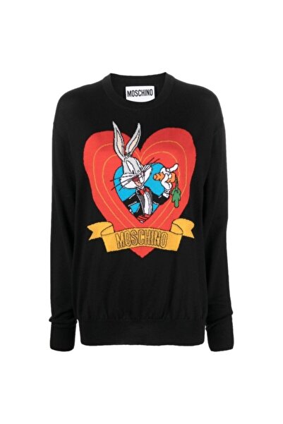 Moschino JUMPER "FANTASY" BLACK