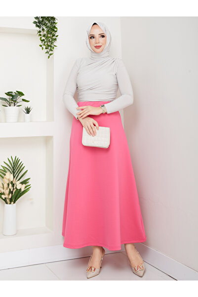 Wual giyim Women's Puff Scuba Skirt