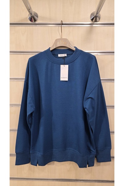 trendbysena Hanorac pentru femei cu model simplu cu 2 fire