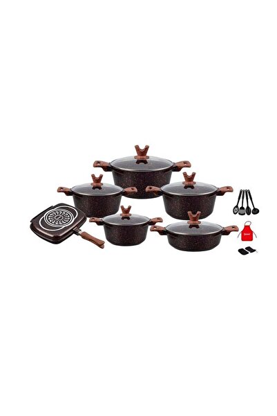 Dessini طقم أواني طهي جرانيت 19 قطعة 9000