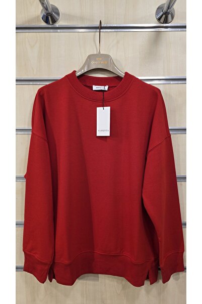 trendbysena Women's Sweatshirt 2 Thread Plain Pattern