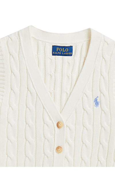 Polo Ralph Lauren Beyaz Unisex Çocuk Yelek