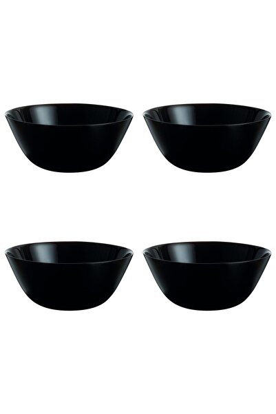 Vervo.ro pentru minți curioase Set of 4 bowls, 4 pieces, 2.9 l, Opal, Black