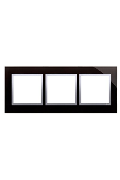 Other Ramă Nature Moon Lava din sticlă, pliabilă în 3 felii, neagră lucioasă