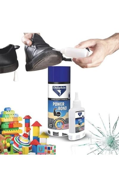 Generic Dolphin super glue Fast Adhesive Power Bond MDF Kit – Strong Super Glue with Activator, Wood Glue,