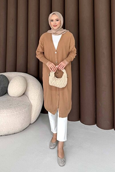 Melike Tatar Κρύα Μακριά Ζακέτα 70-2432