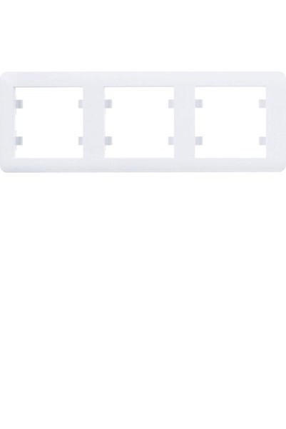 Other Ramă foto orizontală triplă albă LUMINA