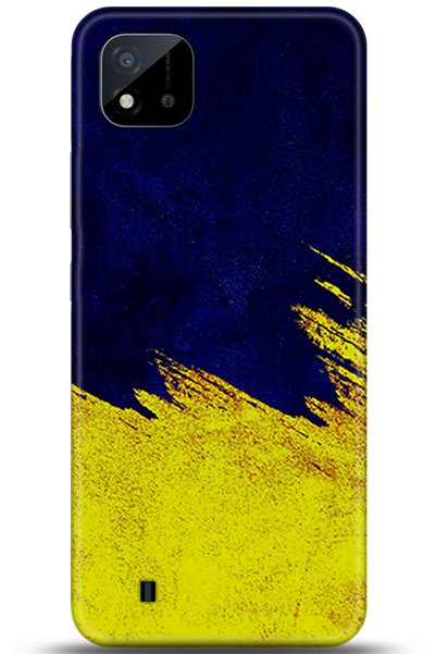 realme حافظة C11 2021 مطبوعة عالية الدقة - زوج من العيون 5881