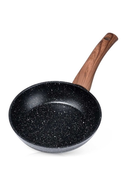 Other MINI PATELNIA GRANITOWA 16cm BLACK&WOOD 199058