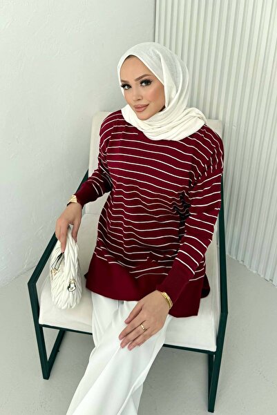 Melike Tatar Striped Knitwear Tunic 70-2020