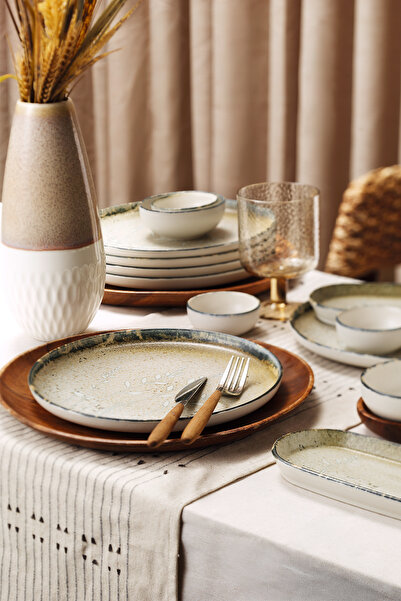 Kütahya Porselen Moderna Serenova 14 Parça 6 Kişilik Kahvaltı Takımı