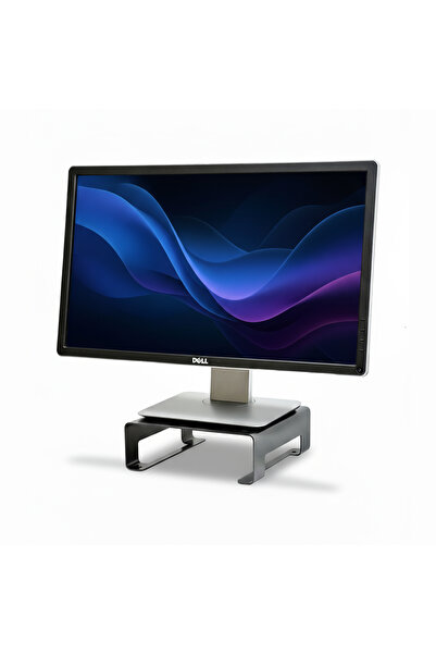 Prexua Riser Masaüstü Monitör Standı - Monitör Yükseltici - Siyah - Small - RSR8023BL