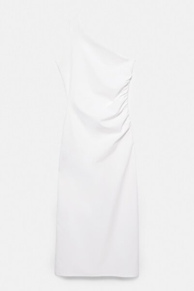 Pull & Bear Asymmetric midi dress