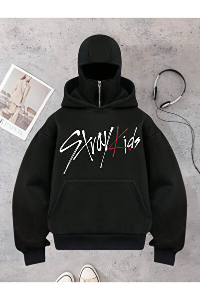 DEEFWEAR سويت شيرت بسحاب مطبوع للجنسين بتصميم النينجا