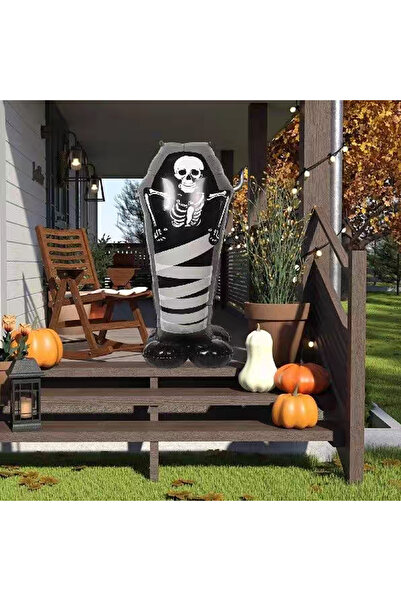 OEM Mixed set of 3 balloons with stand for Halloween decoration, random patterns, 57 x 99 cm, LY-2439-3