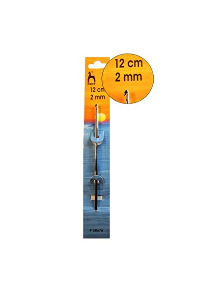 Pony Steel crochet hook, Pony, size 12cm, 2mm