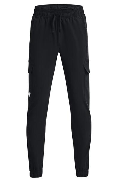 Under Armour 1377360 Ua Pennant Woven Cargo Siyah Çocuk Pantolon