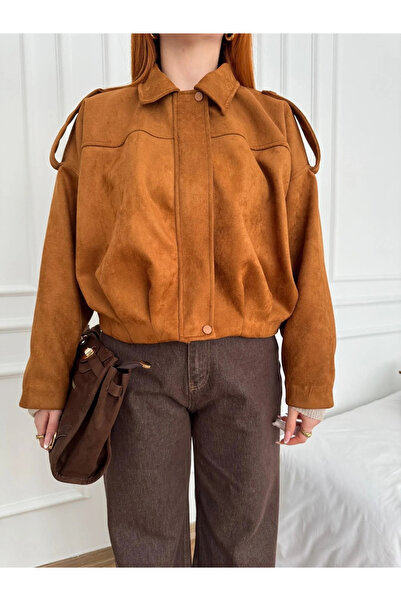 My Blog Jachetă din piele intoarsa Clara de culoare bronzata - 2929