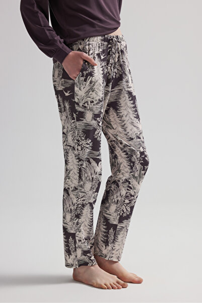 Hays Kadın Viskon Cepli Uzun Pijama Altı