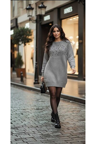 Cockatoo Women's Pearl Stone Detailed Knitwear Sweater