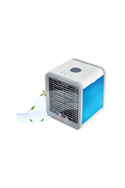 KlaussTech Air Humidifier, 3 Functions, USB Power, LED Light, Silent, White/Blue