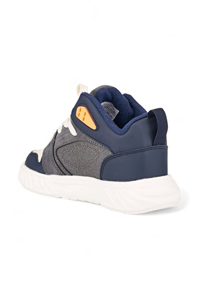 Nstil Unisex Children's Sports Shoes Orthopedic Lace-Up Velcro Patterned Non-Slip Sole Walking Sneaker 537