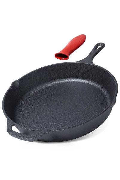 Other PATELNIA ŻELIWNA 30cm Z SILIKONOWĄ NAKŁADKĄ CAST LINE 199036