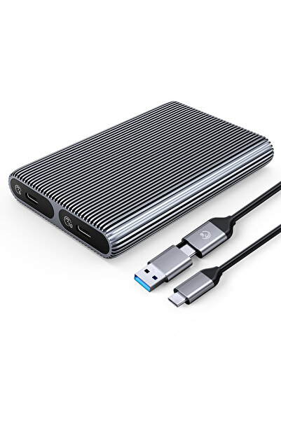 Other Oferă AM2C3-2SN cu disc M.2 SATA+NVME USB-C 10Gb/s - szara