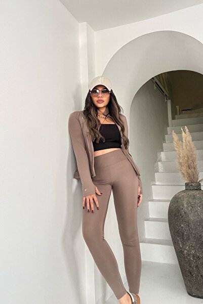 Sohotique By P Airlift kabát leggings szett Mink