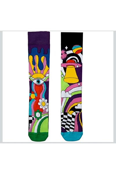 DUYAL Heritage Nature 5Lі Шкарпетки Ретро та Богемський стиль Сучасні Багатокольорові Унісекс Чоловічі Жіночі Шкарпетки