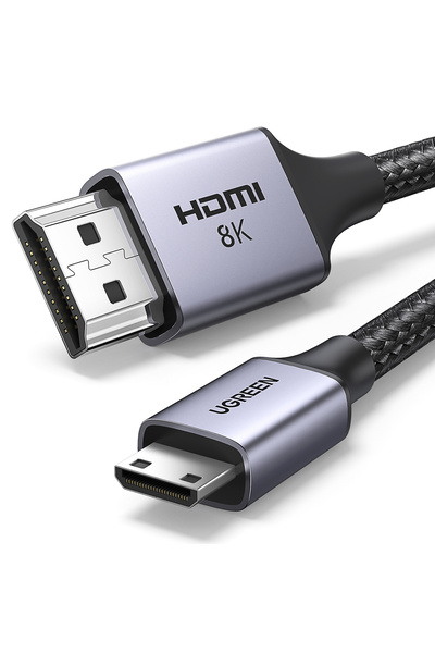 Other Kabel przewód mini HDMI - HDMI 2.1 8K 1m - szary