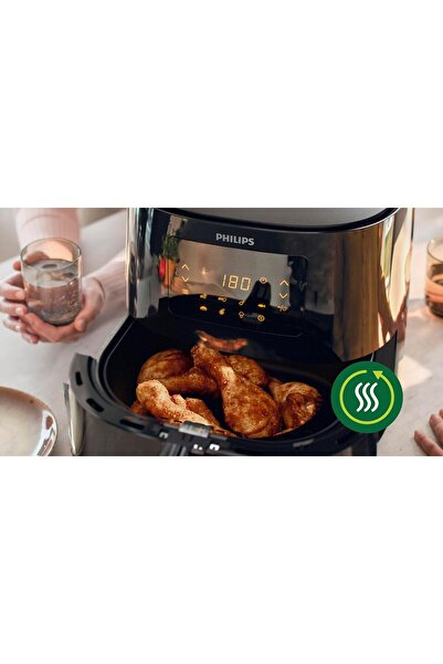 Philips Air Fryer XL, 1.2 kg, 6.2 Liter, for frying, baking, grilling, roasting or reheating, 60 Hz