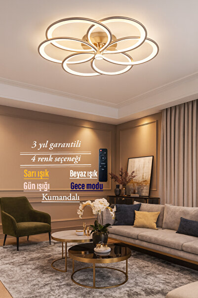 Lucent Avize Lucent Modern Altı Halkalı Plafonyer Avize