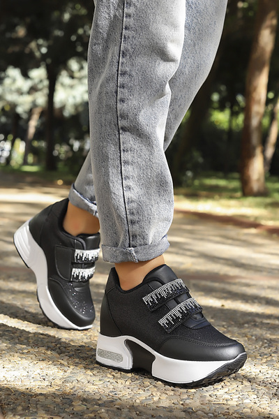 kajal ayakkabı Mdln 153 Piano Stone Hidden Heel Sneakers