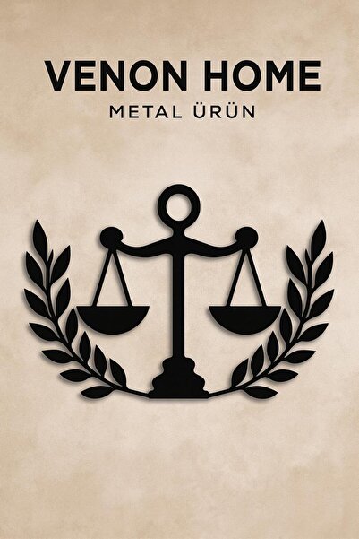 VENON 70 x 55 Adalet Terazisi Tablo Dekoratif Ev Ofis Tablo Modern Avukat Hed...