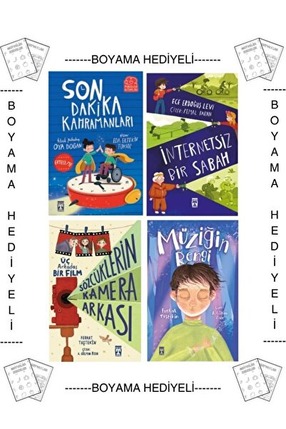 Timaş Yayınları Son Dakika Kaharamanları İnternetsiz Bir Sabah Sözcüklerin Kamera Arkası Müziğin Rengi Ece Erdoğuş