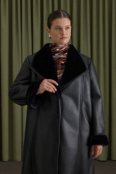 Aker İçi Kürklü ,Suni Deri Kaban