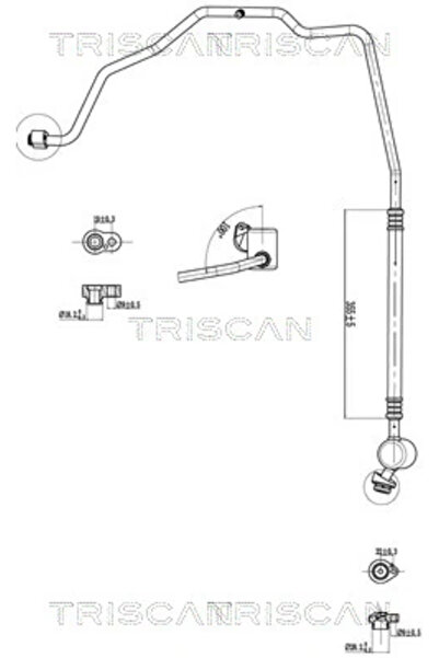 TRISCAN Conducta Presiune Variabila Aer Conditionat Seat Mii Skoda Citigo