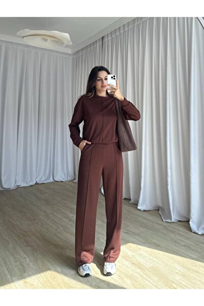 LAMİFUSTORE Modal Fabric Bottom Top Set