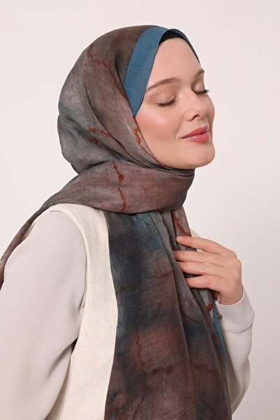 LuvenSara Şal de vară cu model batik cu design special care schimbă culoarea