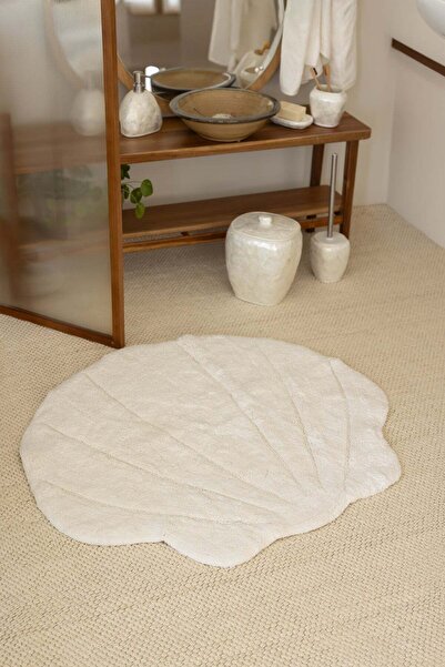 İrya Le Perla Single Bath Mat Bamboo 80X90 Ecru