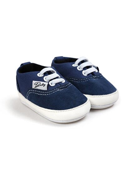 BebeNou Pantofi sport albaștri pentru bebeluși cu șireturi elastice chd0754-6-va11