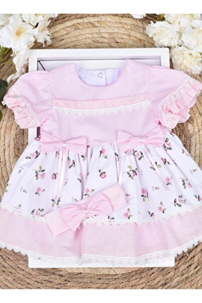 Fun Moment طقم هدايا فستان حديث الولادة من قطعتين من عمر 3 إلى 6 أشهر