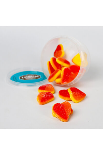 Lokum Atölyesi حلوى ناعمة بنكهة الخوخ (على شكل قلب) 120 جرام